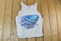 Vintage 1990s Sea World Dolphins Tank Top Graphic T-Shirt