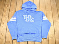 Vintage 1990s University of Kentucky Collegiate Hoodie  Embroidered  NCAA Sweatshirt  Sportswear  Americana