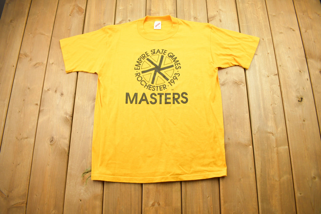 Vintage 1993 Empire State Games Rochester T-Shirt Made In USA