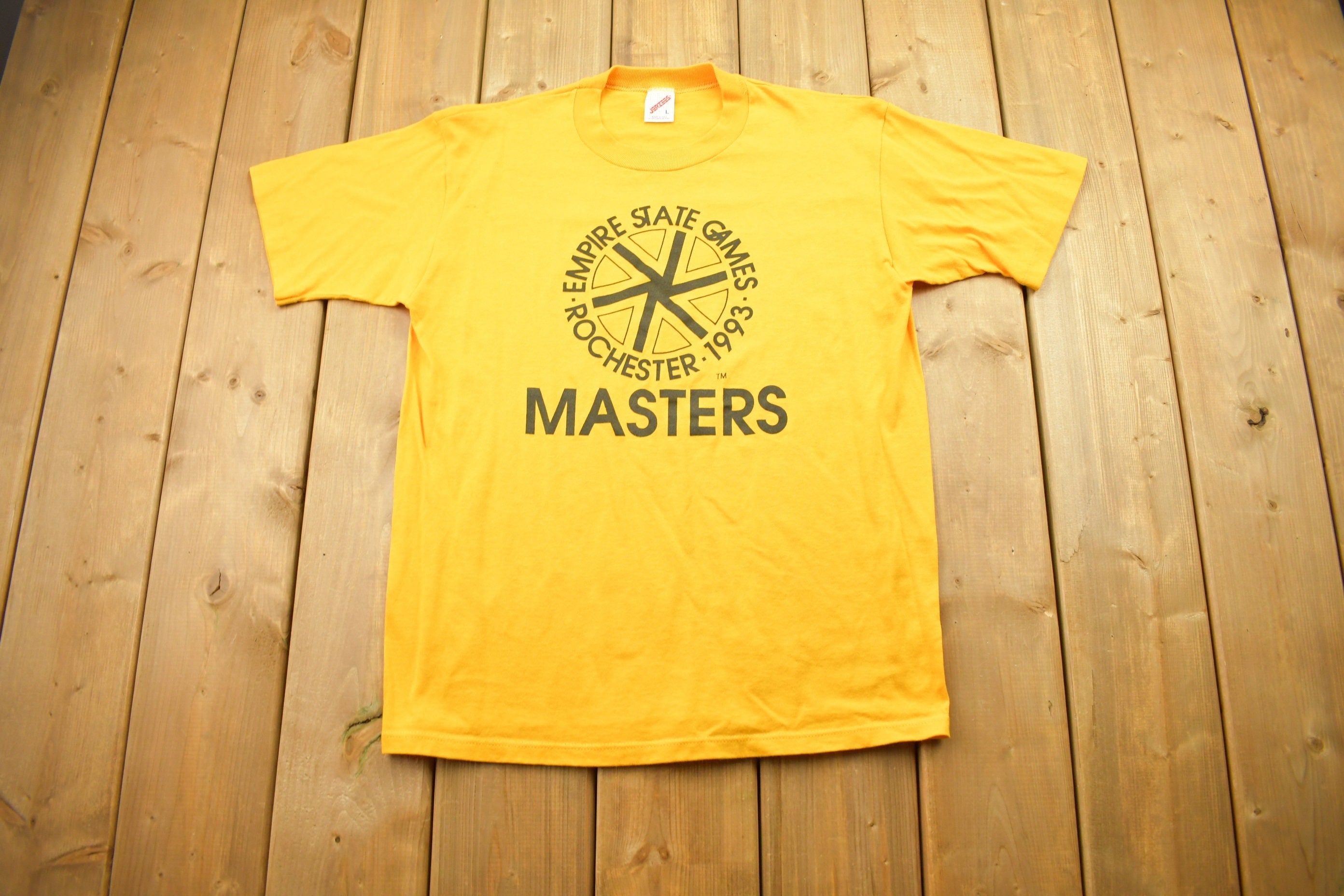 Vintage 1993 Empire State Games Rochester T-Shirt Made In USA