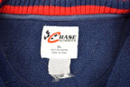 Vintage 1990s Rusty Wallace Nascar Chase Authentics Embroidered Quarter Zip Fleece Racing Sweater Men's XL