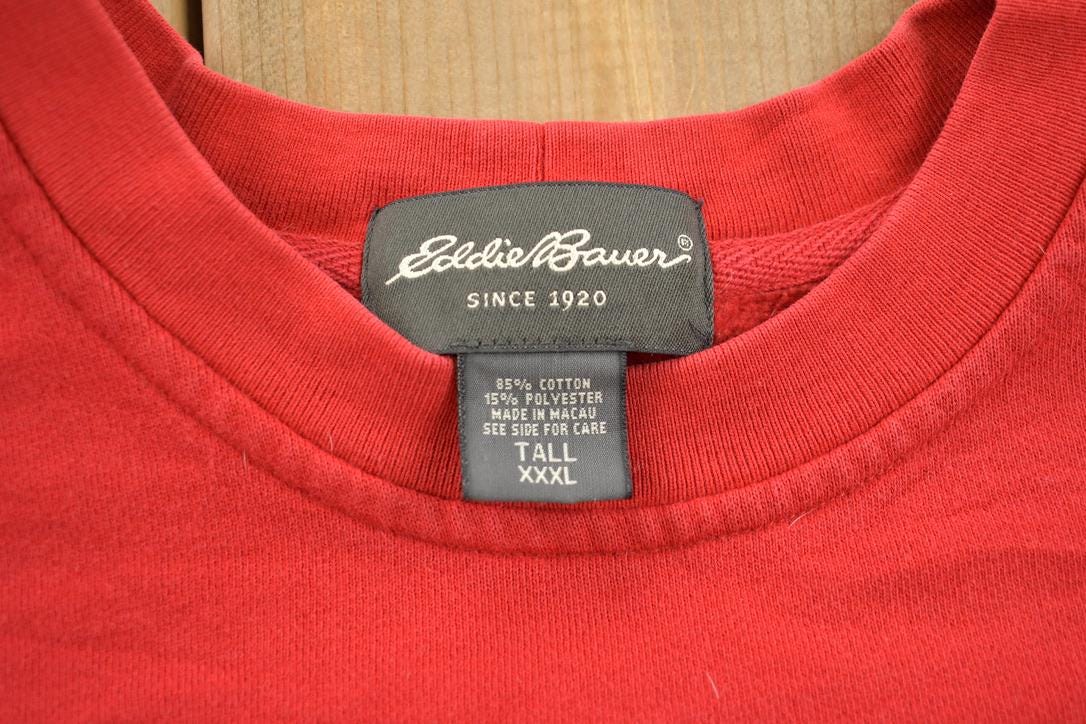 Vintage 1990s Eddie Bauer Embroidered Crewneck Sweatshirt
