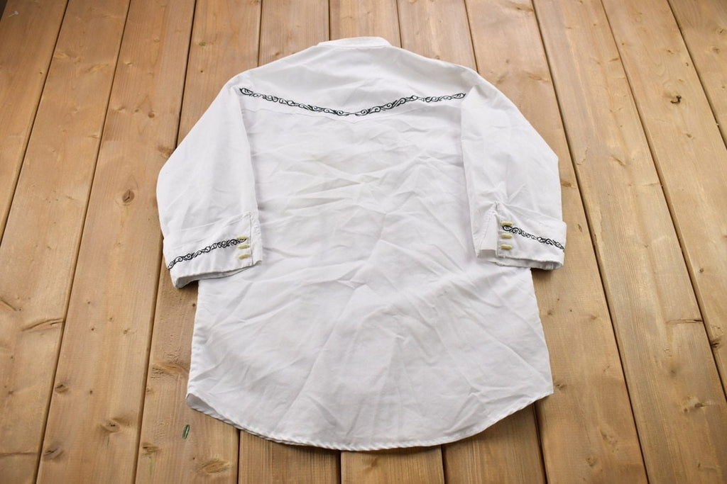 Vintage 1990s Rodeo Rider Button Up Shirt