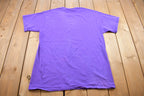 Vintage 1990s Purple Paint Splattered T Shirt