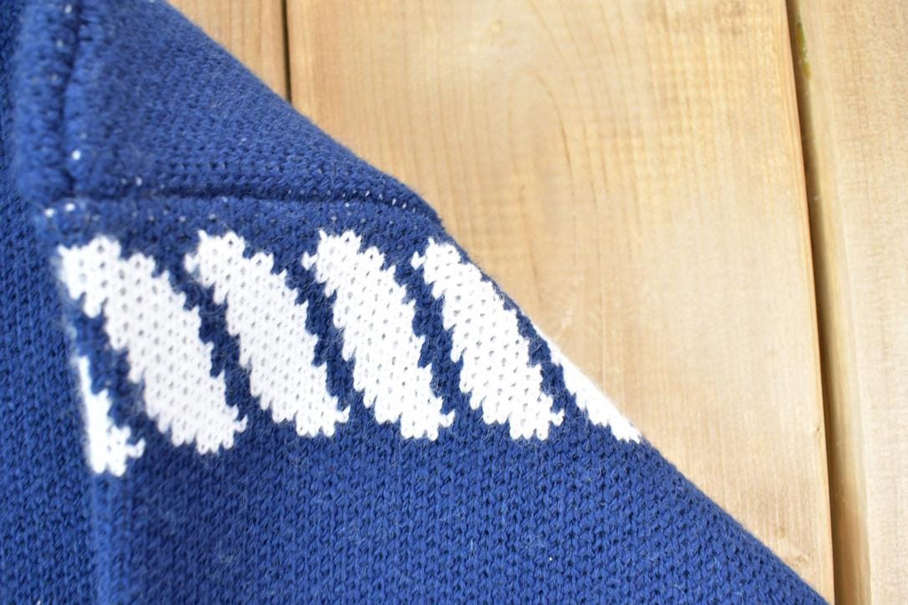 Vintage 1990s Stef Ganderton Captain Hand Knit Crewneck Sweater