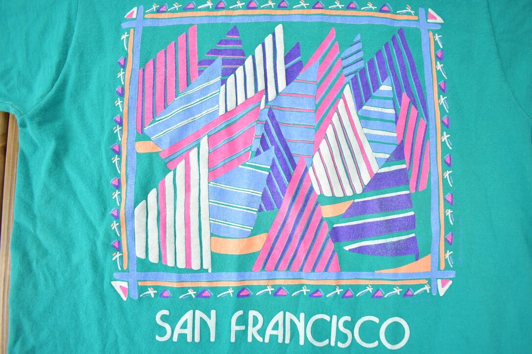 Vintage 1990s San Fransisco Souvenir Travel T Shirt Made In USA