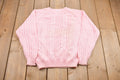 Vintage 1990s Prestige Global Cable Knitted Sweater