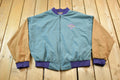 Vintage 1980s Mc Donalds Bomber Jacket  Embroidered  80s Varsity  Zip Up  Made In USA  Hilton Jacket  Mcdonalds  80s Mcdonalds  90s