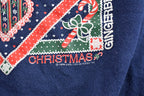 Vintage 1994 Gingerbread Christmas Double Collar Christmas Sweater , 90s Holiday Crewneck , Winter Wear , Festive Graphic Print ,Made In USA