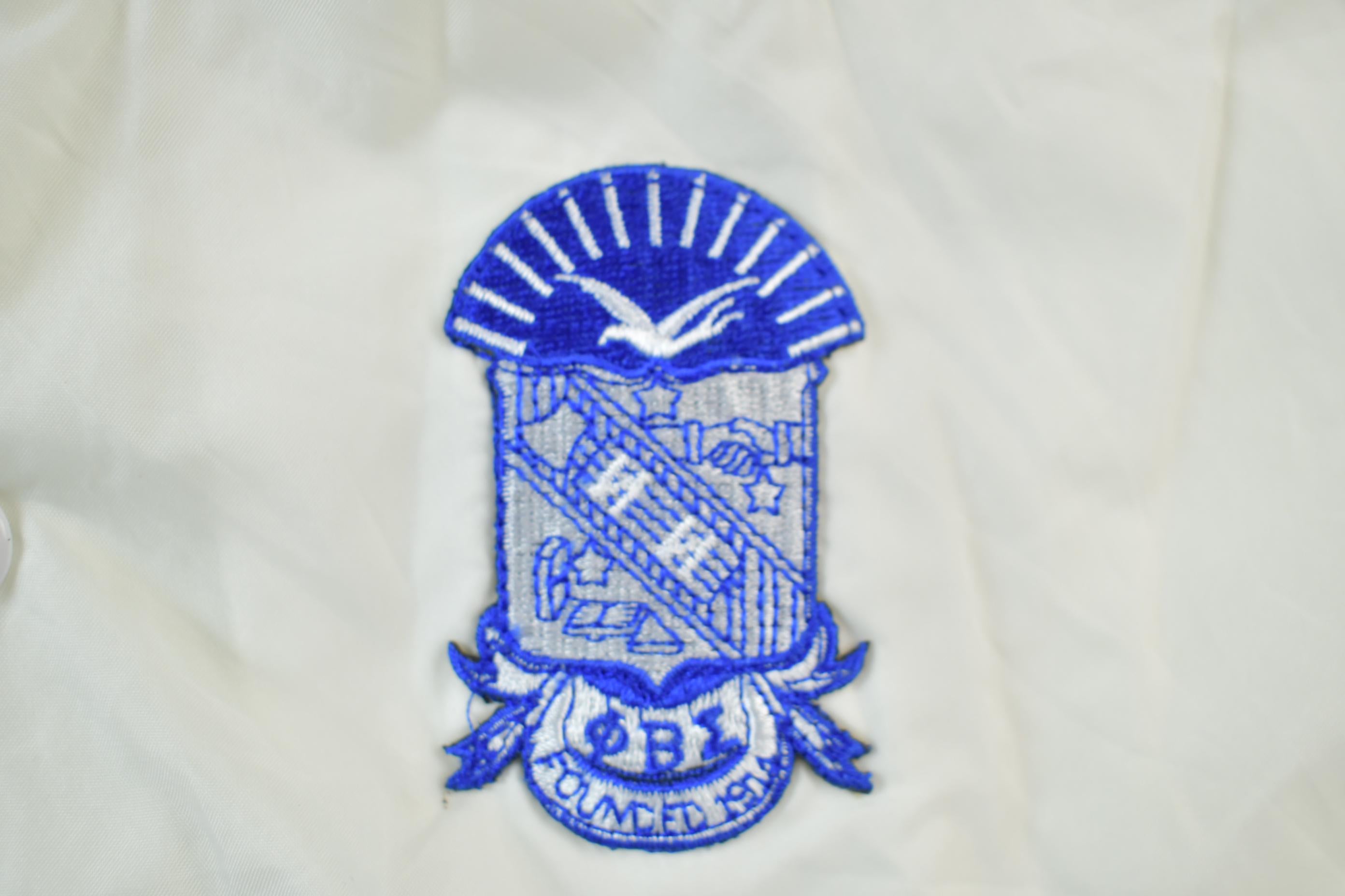 Vintage 1980s Veste Phi Beta Sigma Fraternity Line Jacket