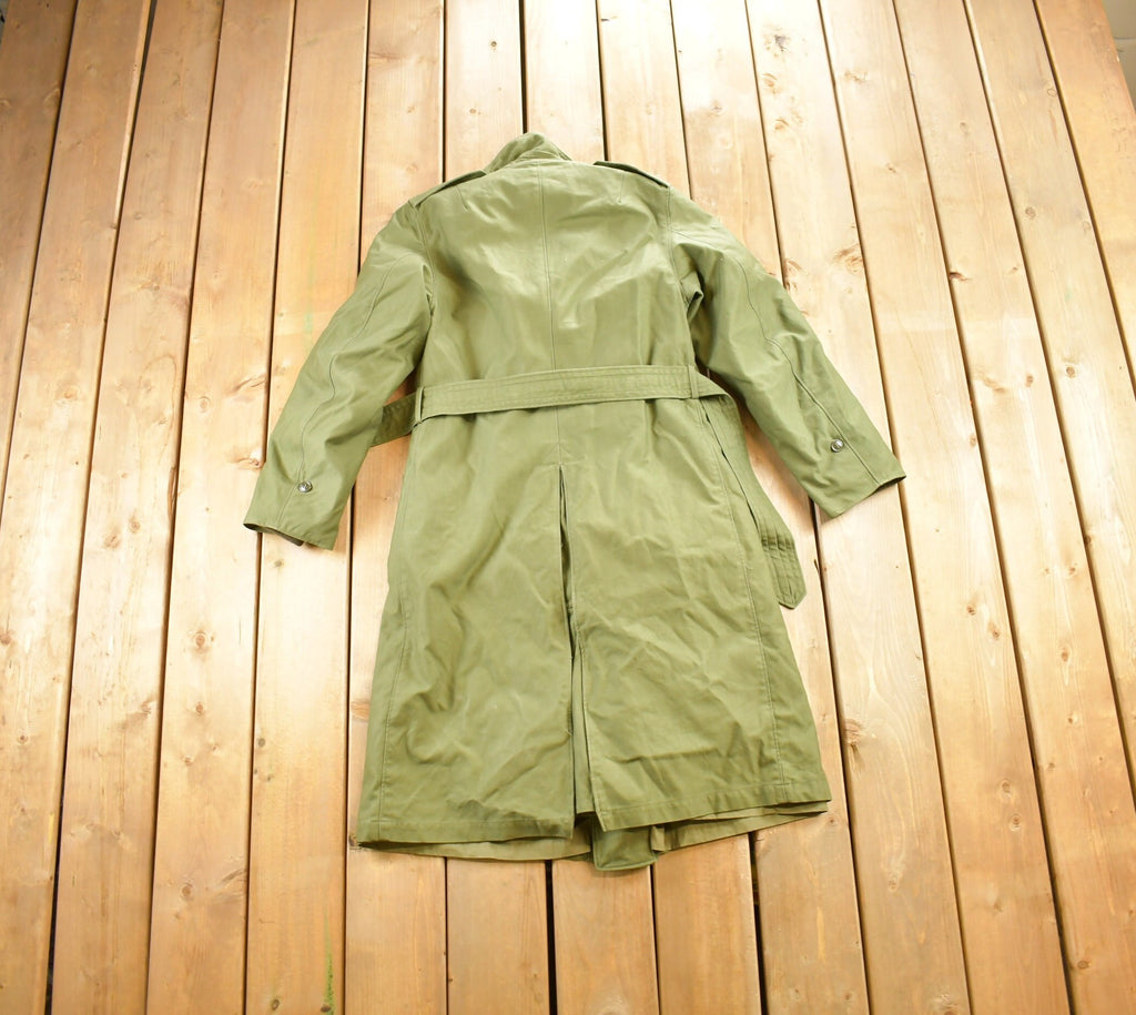 Vintage 1970s Military Trench Coat