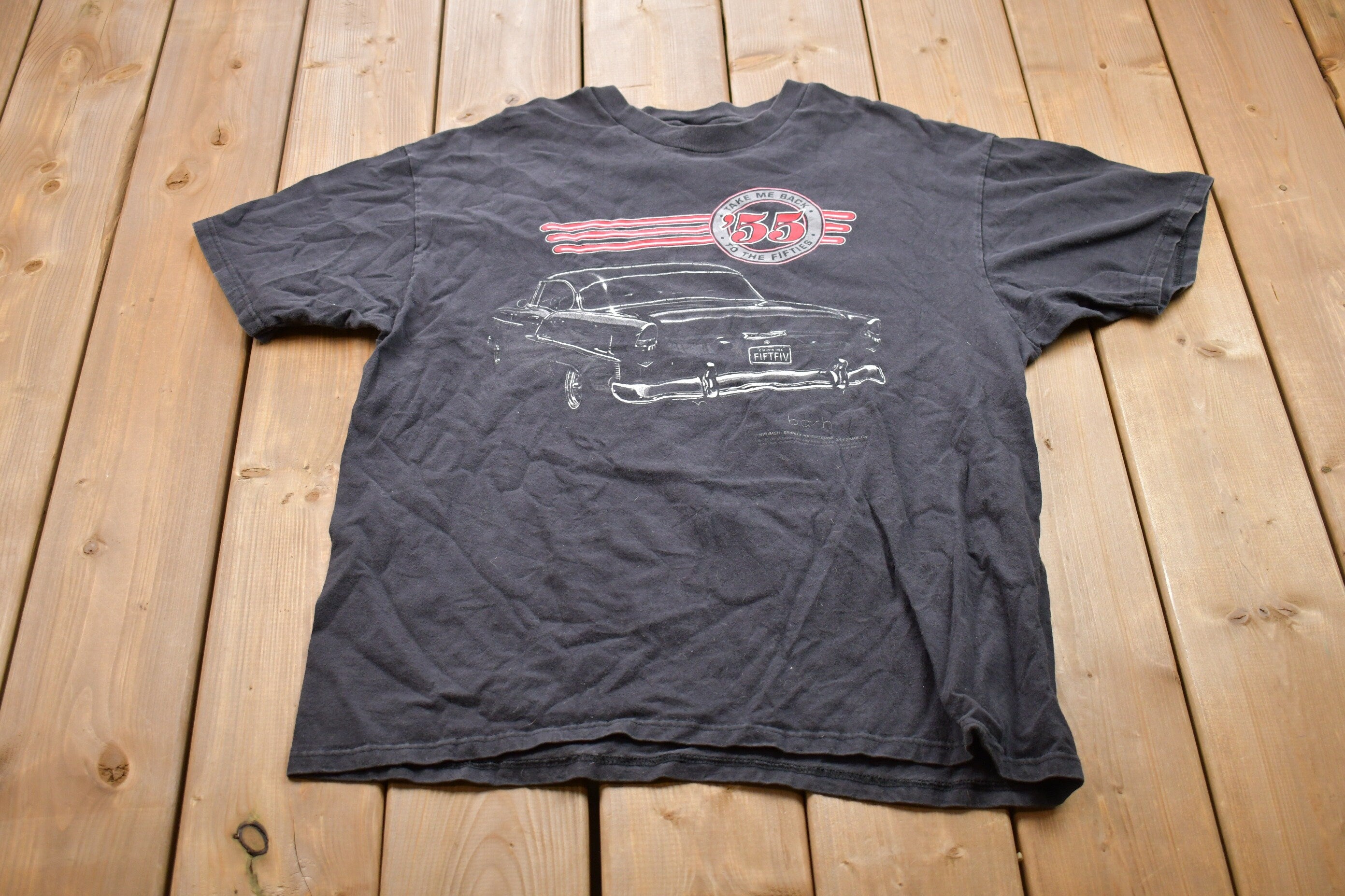 Vintage 1993 Bash Car Graphic T-Shirt
