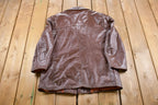 Vintage 1980s Leather Blazer Jacket