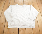 Vintage 1990s Pittsburgh Penguins Hockey Club NHL Distressed Crewneck Sweatshirt Made In USA
