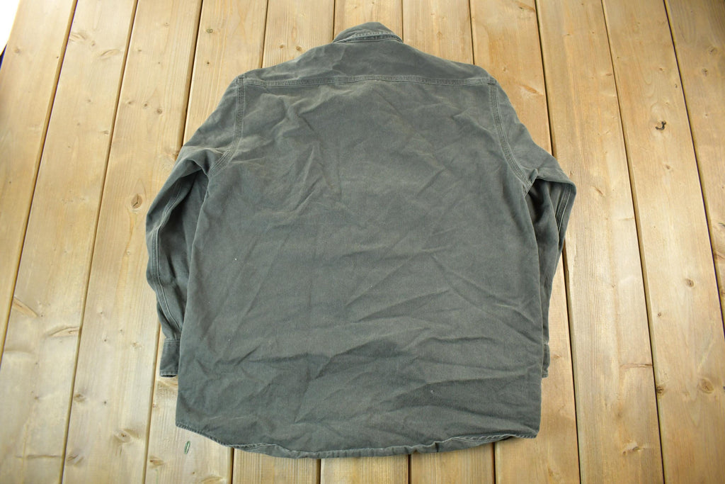 Vintage 1990s Carhartt Sun Faded Button Up Shirt Men's L-XL