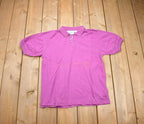 Vintage 1990s West Coast Boys Pink Button Up Polo Shirt