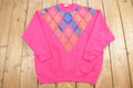 Vintage 1990s Cute Plaid Crewneck Sweatshirt