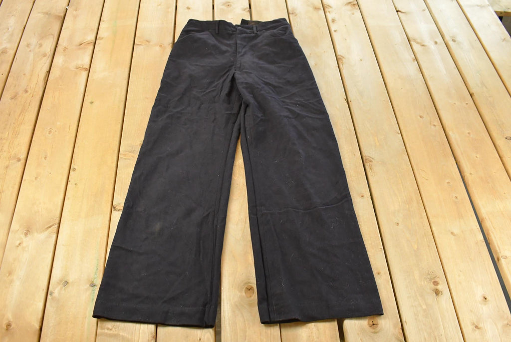 Vintage 1940s US Navy Bell Bottom Pants, Men's 30 x 32, Laced Fly