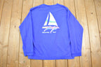 Vintage 1990s Hawaii Maui Sail Boat Long Sleeve Shirt
