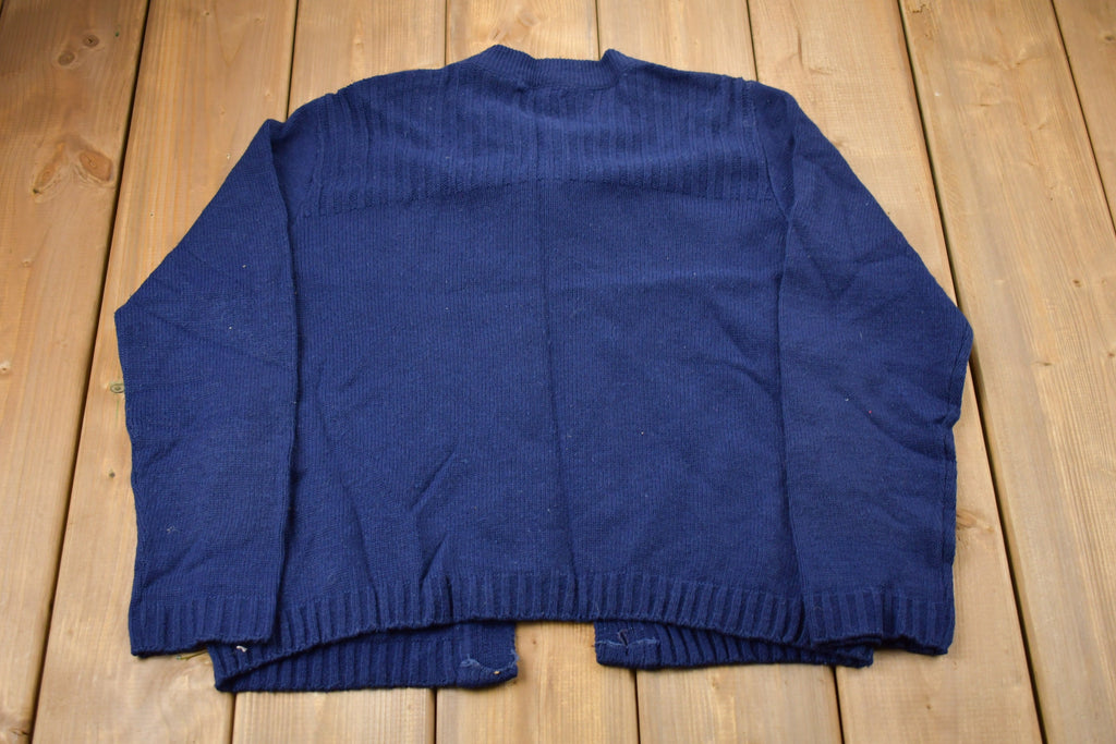 Vintage 1980s Golden Brown Knitted Sweater