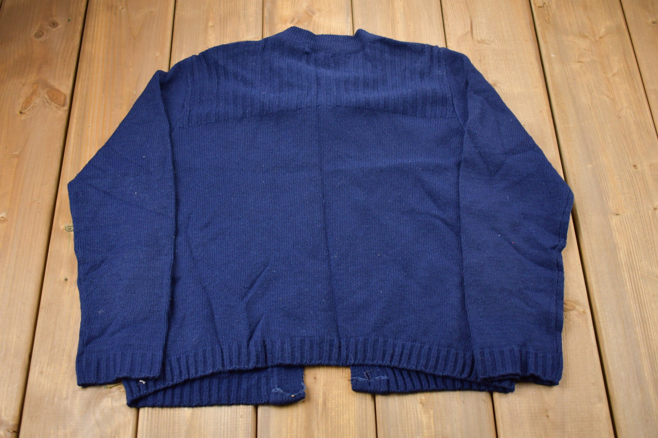 Vintage 1980s Golden Brown Knitted Sweater