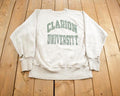 Vintage 1980s Clarion University Crewneck Made In USA