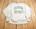 Vintage 1980s Clarion University Crewneck Made In USA