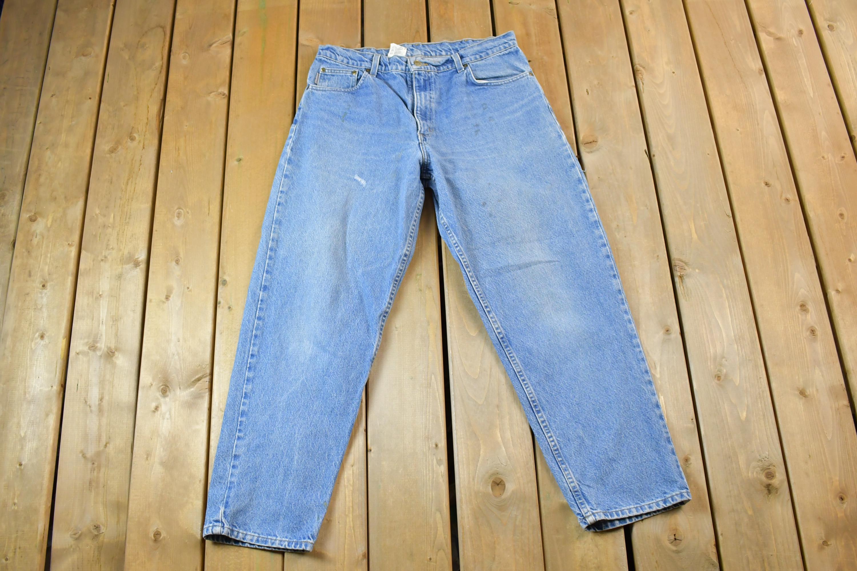 Vintage 1990s Carhartt Denim Jeans Size 36 x 30