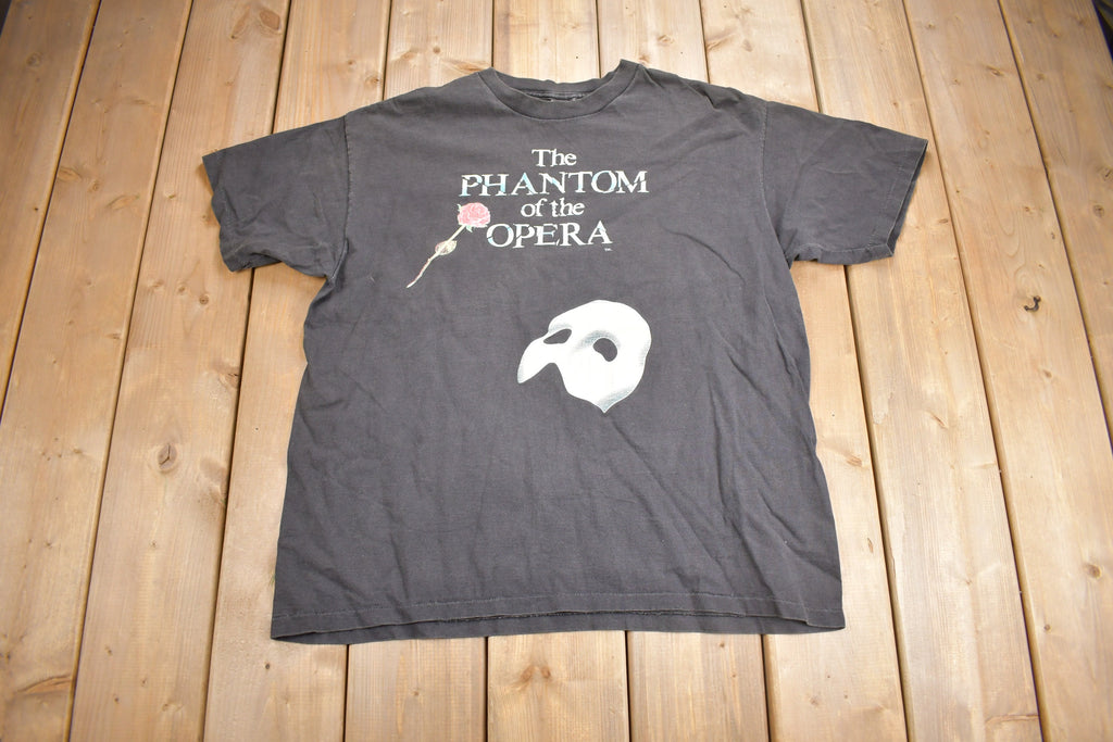 Vintage 1990s The Phantom Of The Opera Musical T-shirt