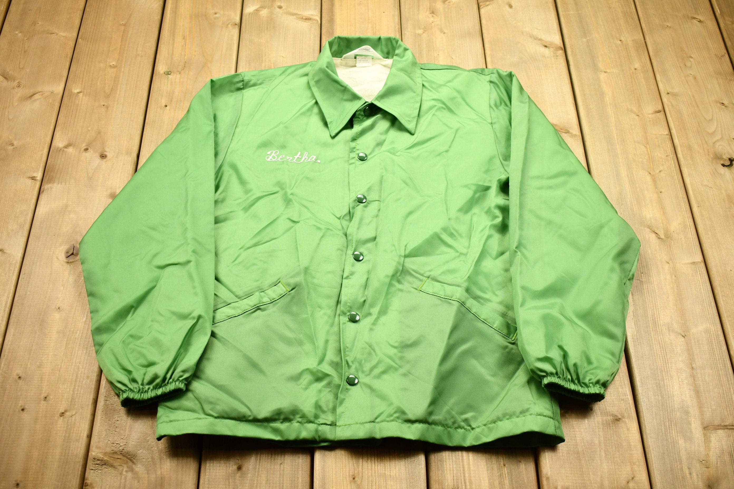 Vintage 1980s Sahara Revelers Chainstitched Windbreaker Jacket
