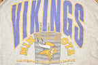 Vintage 1992 Minnesota Vikings Graphic Print NFL Souvenir Football Tank Top Women's M