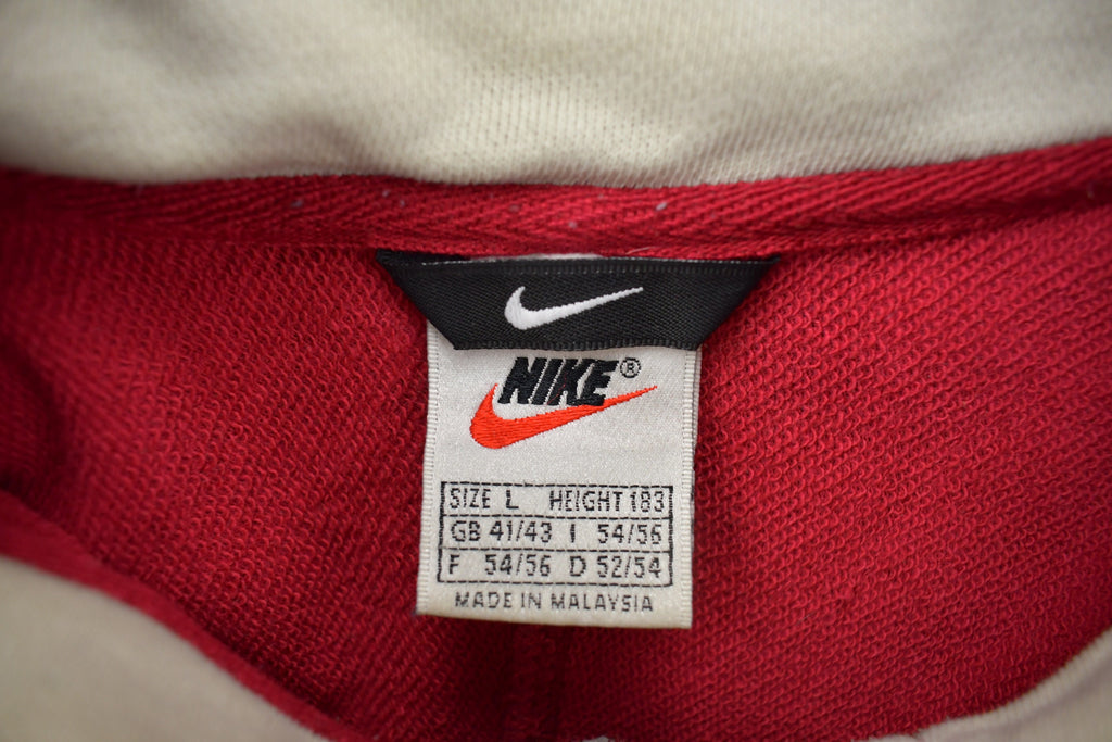 Vintage 1990s Nike Swoosh Quarter Zip Sweater