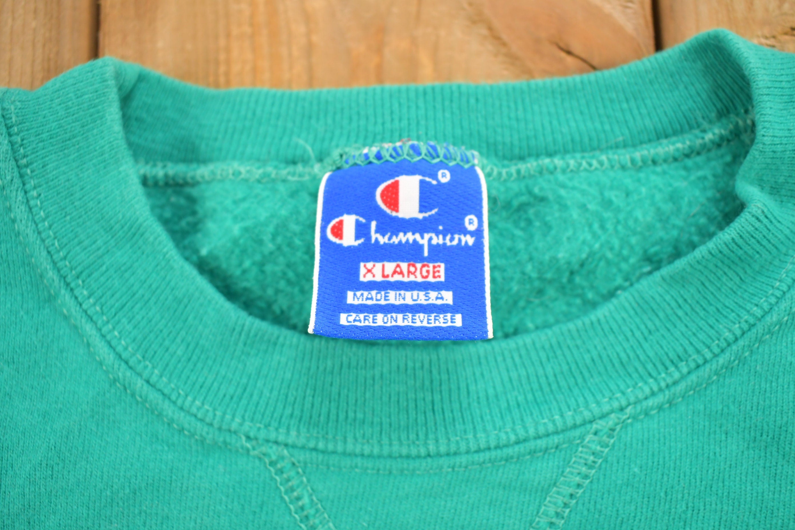 Vintage 1990s French Quarter Embroidered Champion Crewneck