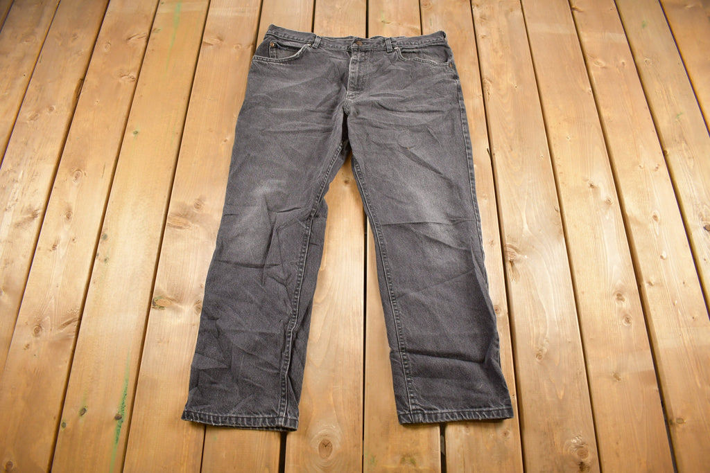 Vintage 1980s Lee Dark Wash Denim Jeans Size 36 x 26