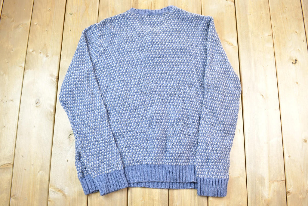 Vintage 1990s Woolrich 100% Wool Knit 2 Button Sweater