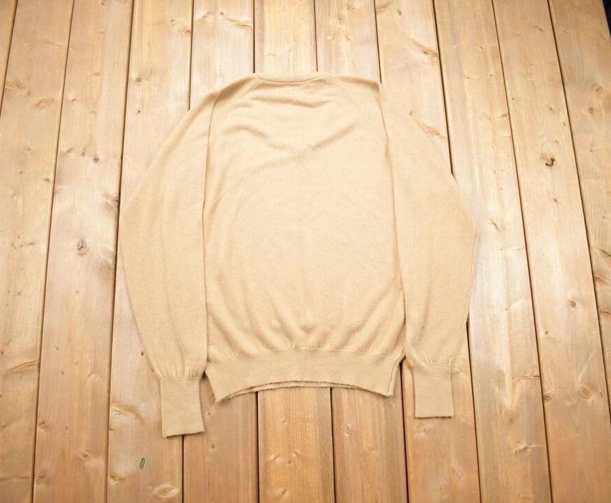 Vintage 1980s Par Four Sportswear Cashmere Crewneck Sweater
