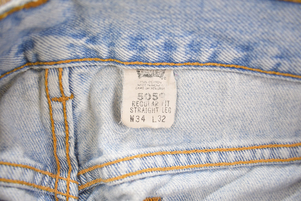 Vintage 1990s Levi's 505 Red Tab Jeans Size 31 x 30
