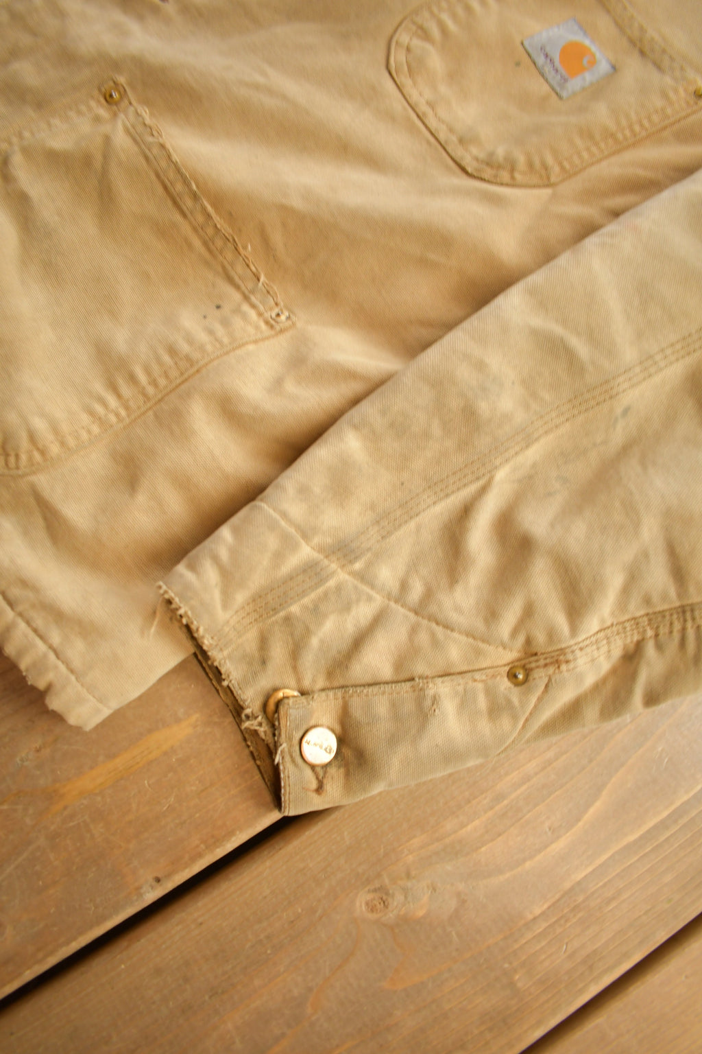 Vintage 1980s Carhartt Blanket Lined Chore Coat