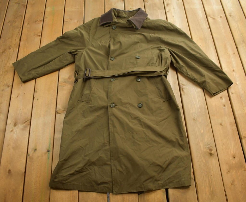 Vintage 1980s London Fog Full Length Trench Jacket