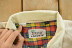 Vintage 1990s Lacoste Izod Full Zip Windbreaker Jacket Men's Large