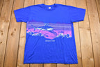 Vintage 1980s Emerald Isle Shark Graphic T-Shirt