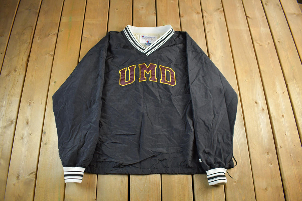 Vintage 1990s Champion University of Minnesota Duluth Champion Pullover Windbreaker Men's 2XL