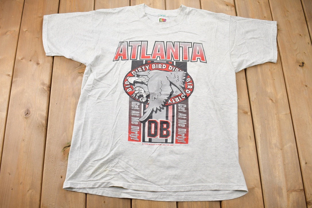 Vintage 1988 Atlanta Jamal Anderson Dirty Bird NFL T-Shirt