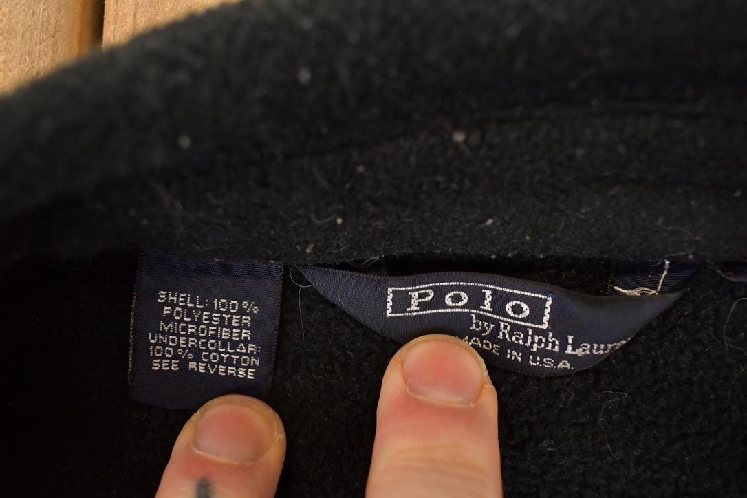 Vintage 1990s Polo By Ralph Lauren Fleece Outdoorsman Sweater Mens XL