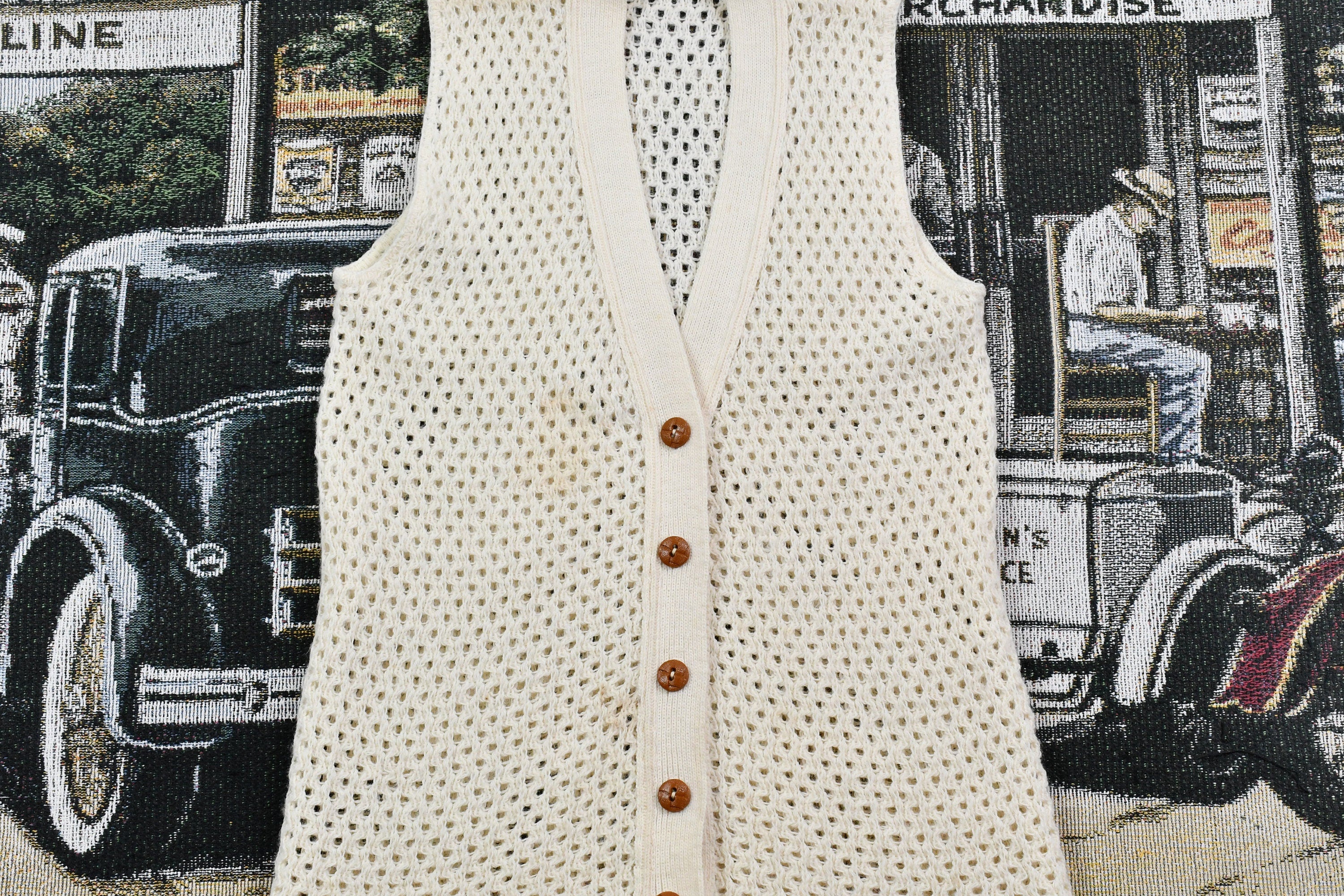 Vintage 1990s Arpeggio Knit Vest