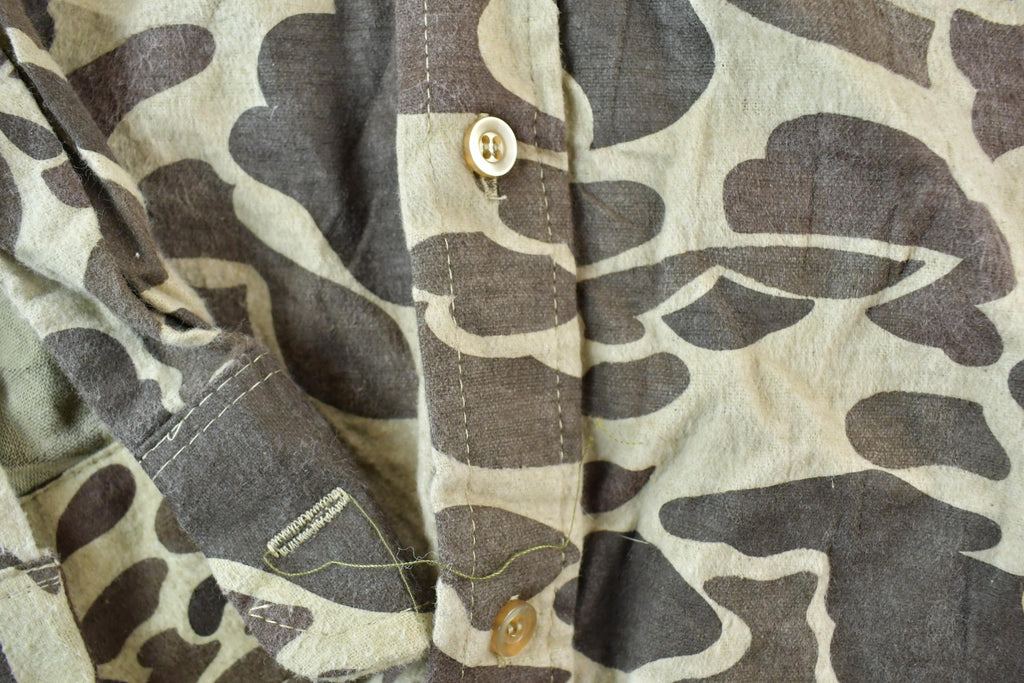 Vintage 1980s Sports Afield Camo Button Up Shirt