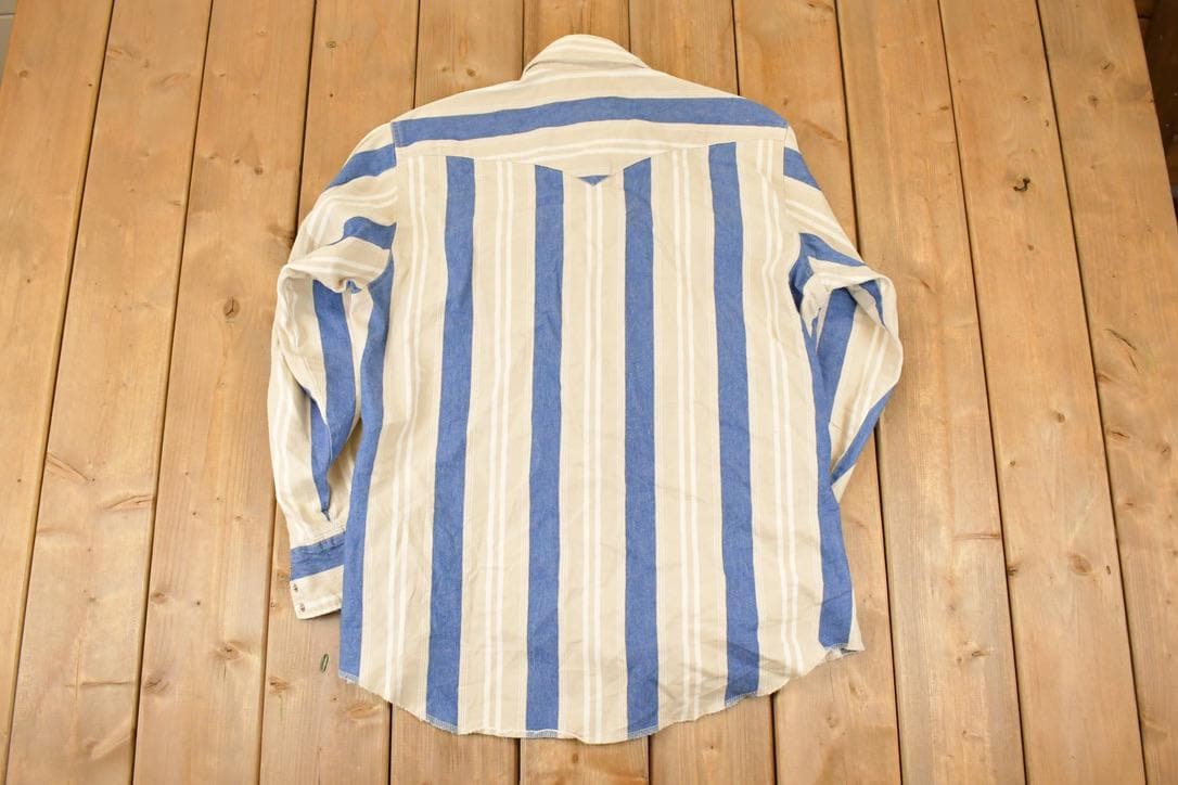 Vintage 1990s Wrangler Rodeo Button Up Shirt Mens L