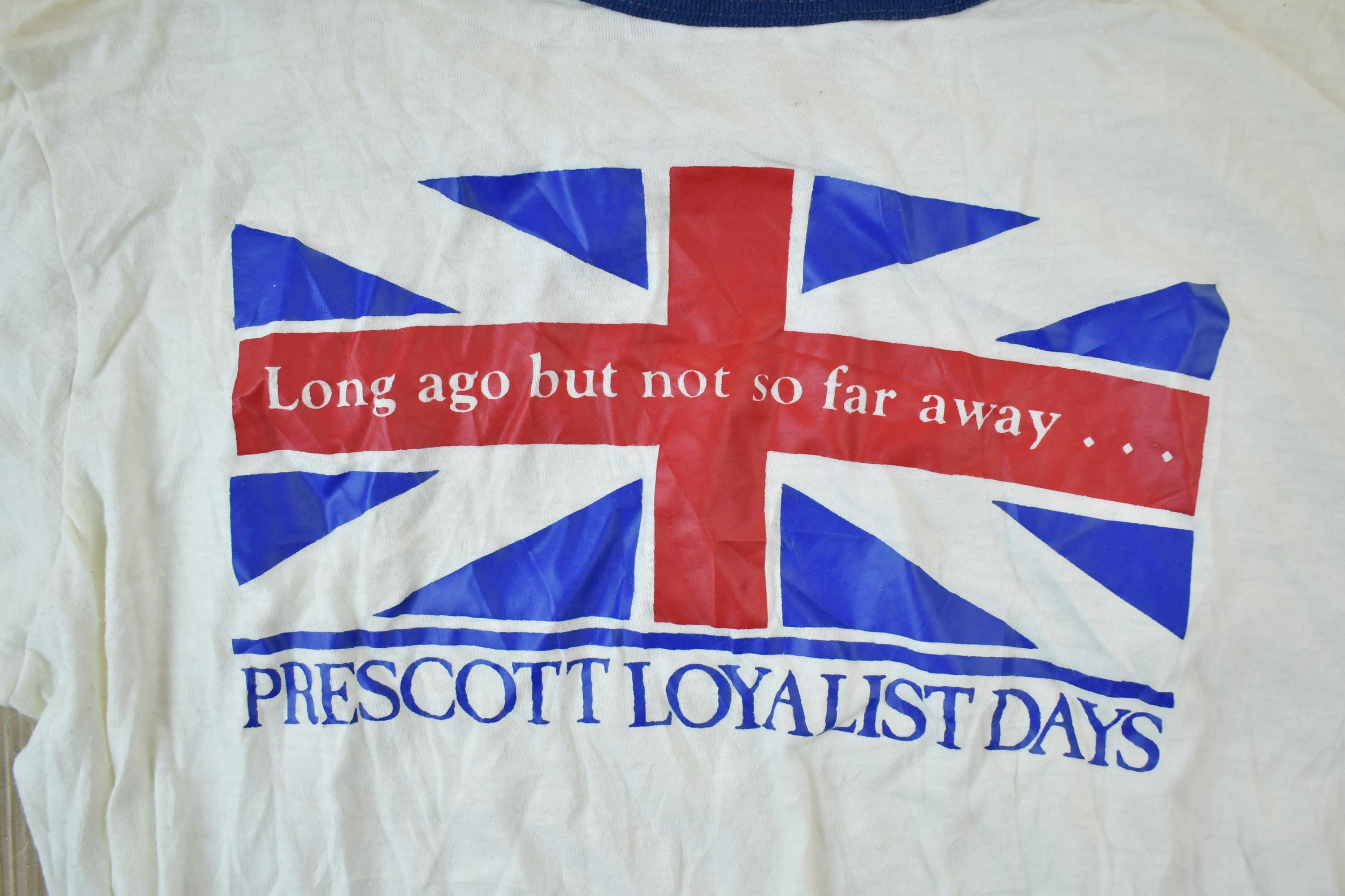 Vintage 1980s Penmans Prescott loyalist Days Souvenir T-Shirt