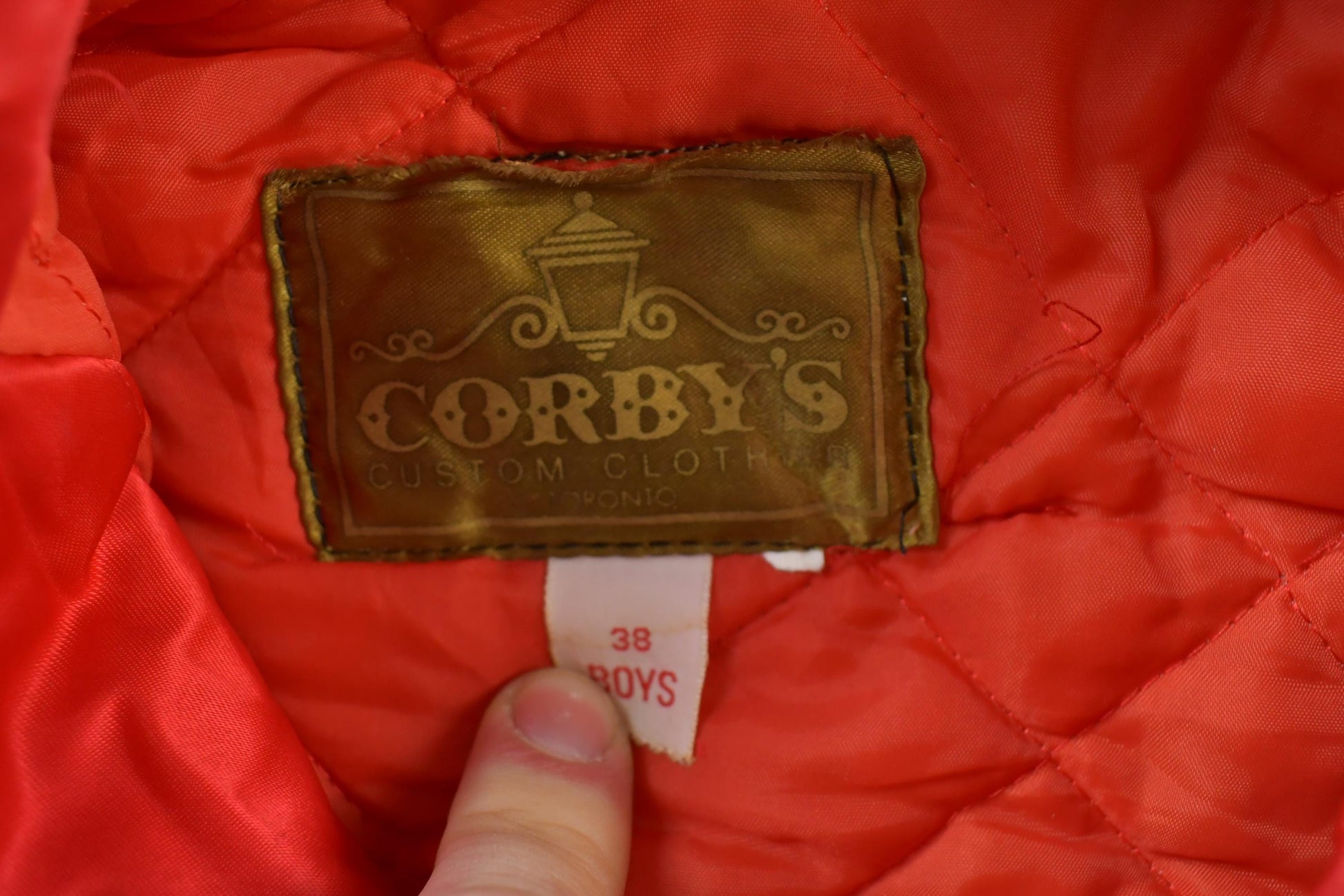 Vintage 1970s YM York Mills Youth Snap Button Satin Embroidered Jacket Made In USA