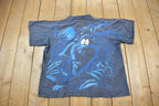 Vintage 1996 Taz All Over Print Looney Tunes T-Shirt